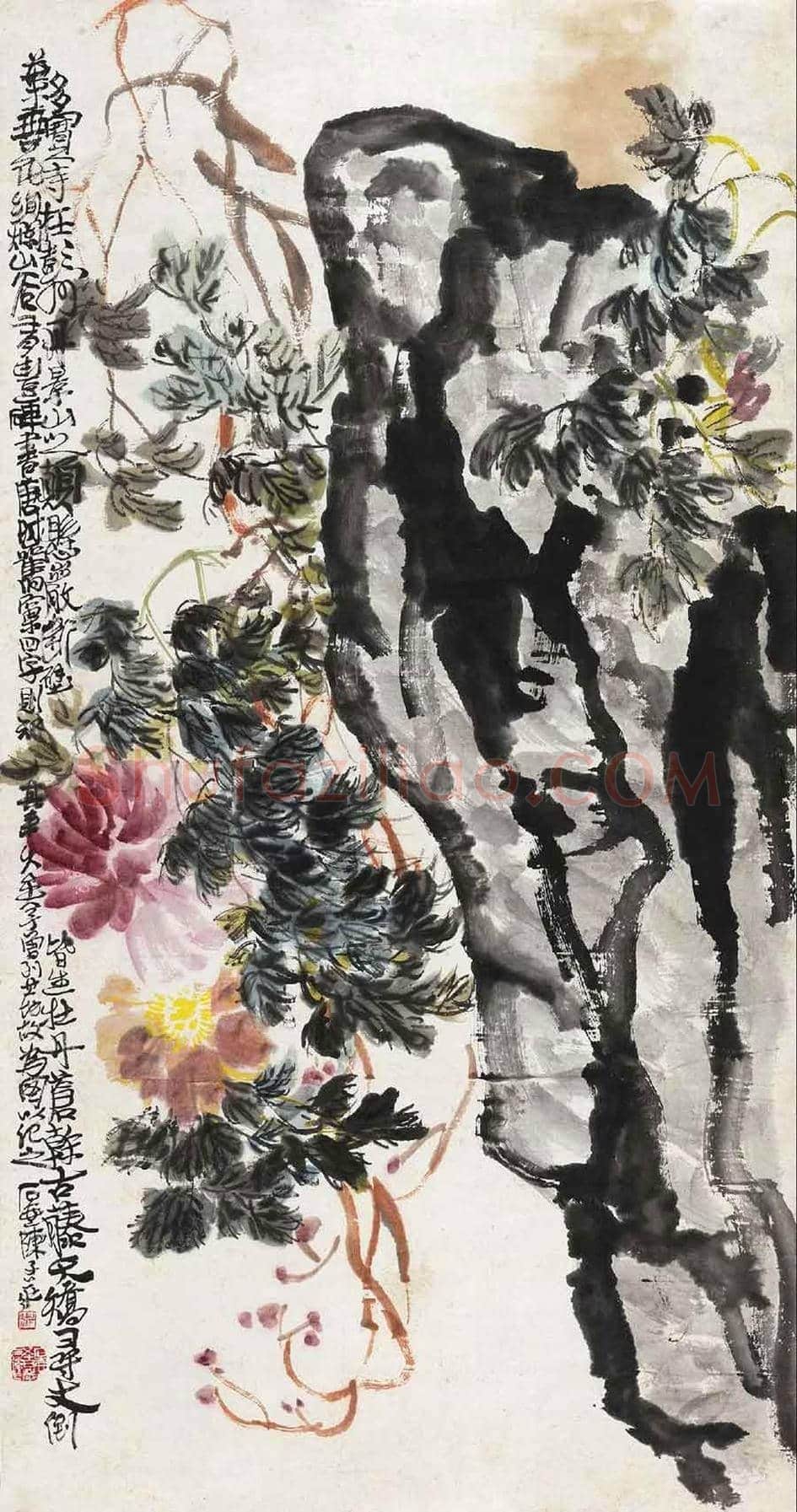 陈子庄作品拍卖价格，多少钱一平尺？ | 书画百科