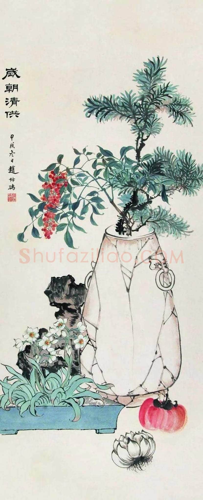赵叔孺花鸟画欣赏 | 书画科普