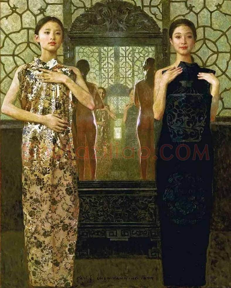 陈衍宁笔下绝美中国女性! | 书画知识