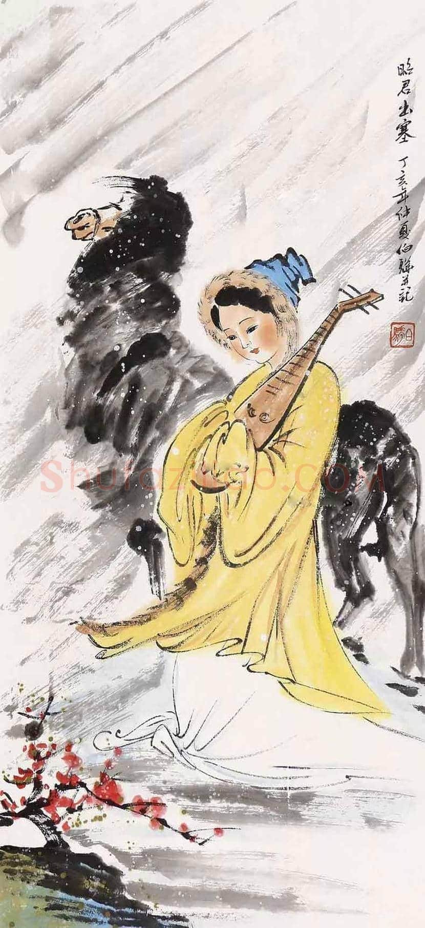 白伯骅笔下的美女 | 书画科普