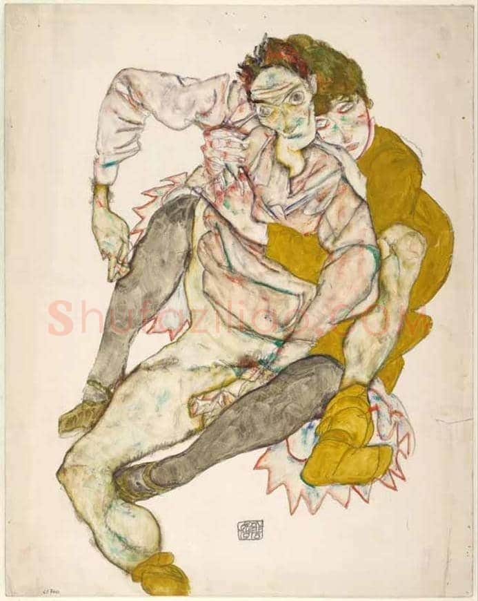 埃贡·席勒作品欣赏 | 书画学堂