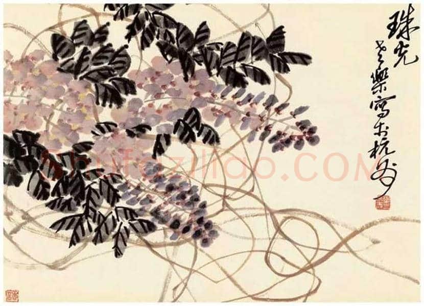 诸乐三国画作品欣赏 | 书画百科
