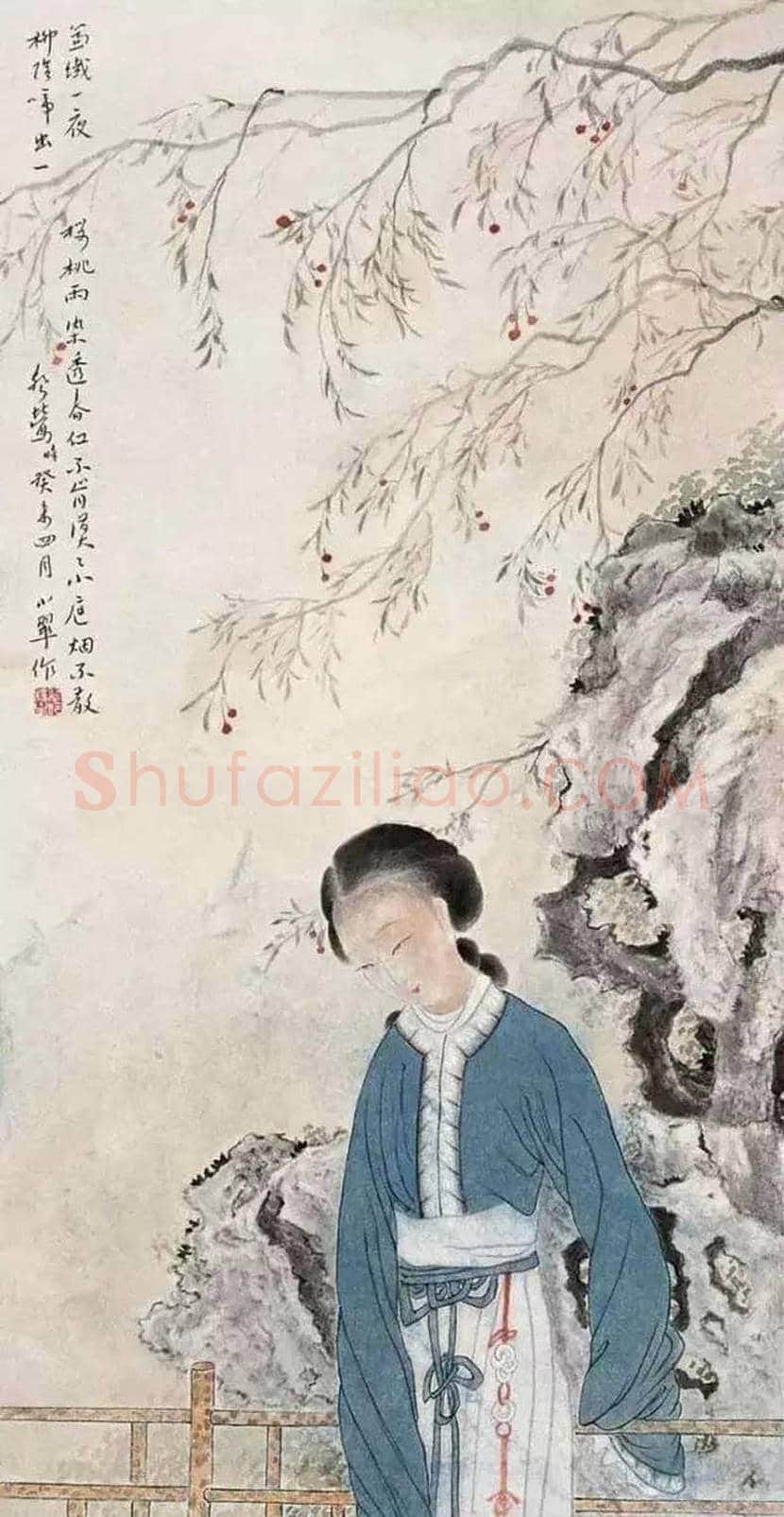 陈小翠人物作品欣赏 | 书画科普