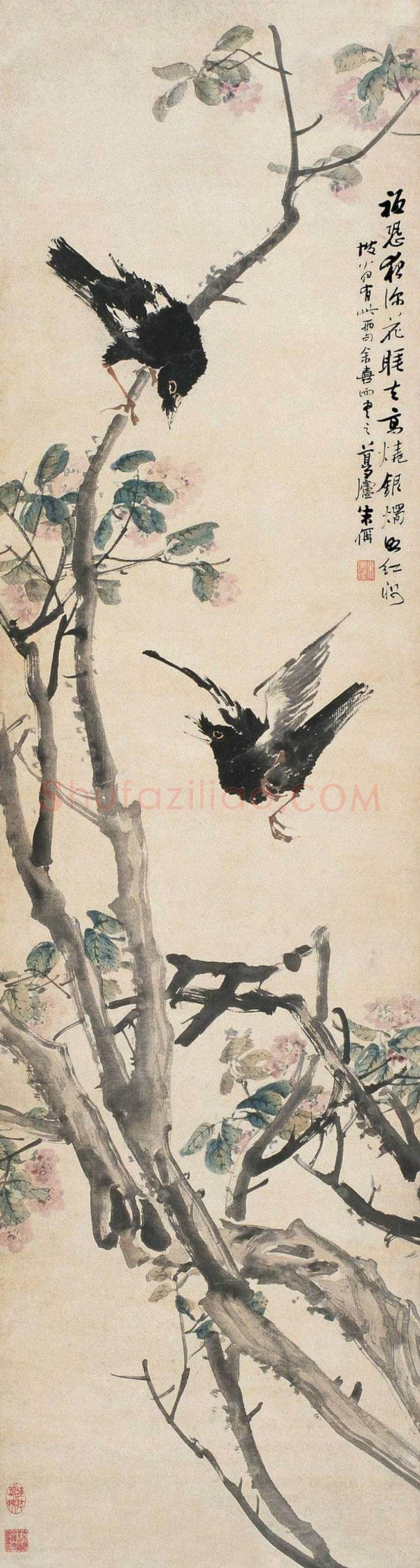 朱梦庐花鸟画欣赏 | 书画文摘