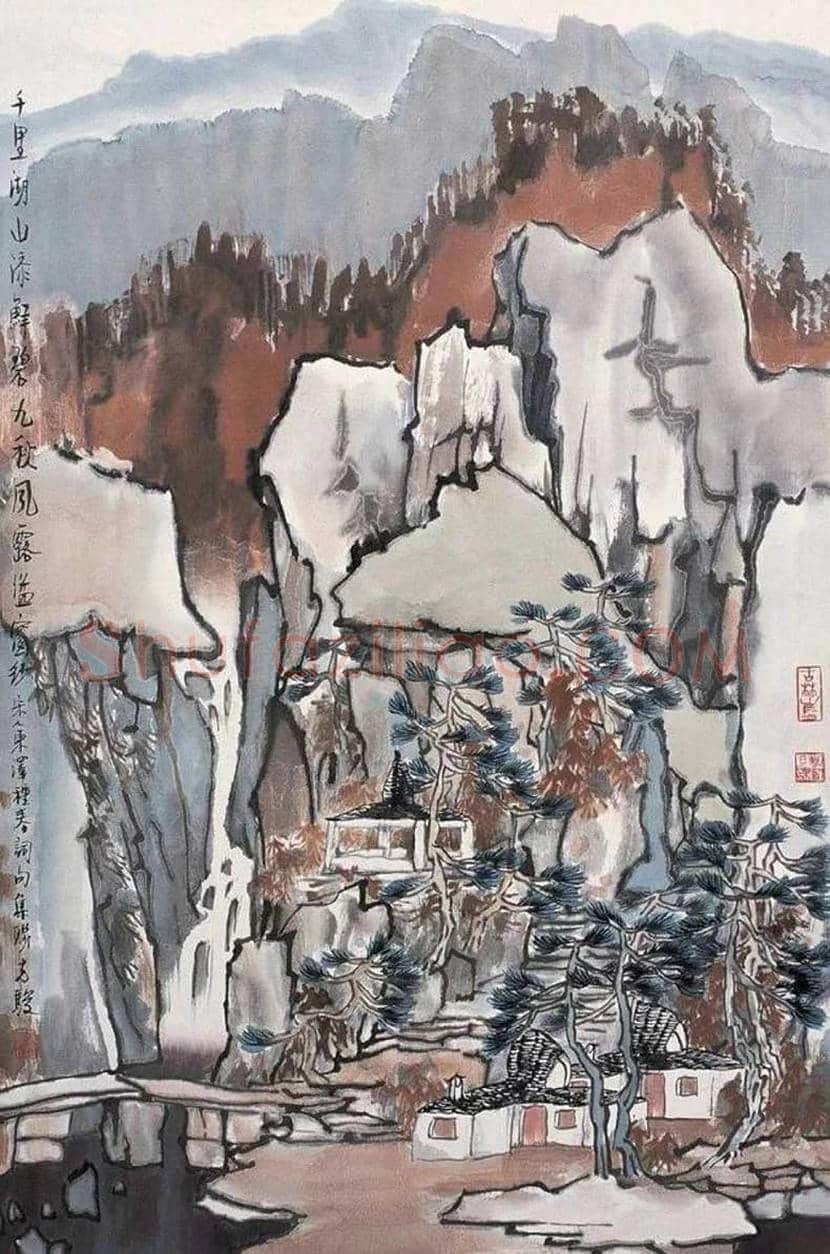 方骏山水画作品欣赏 | 书画常识