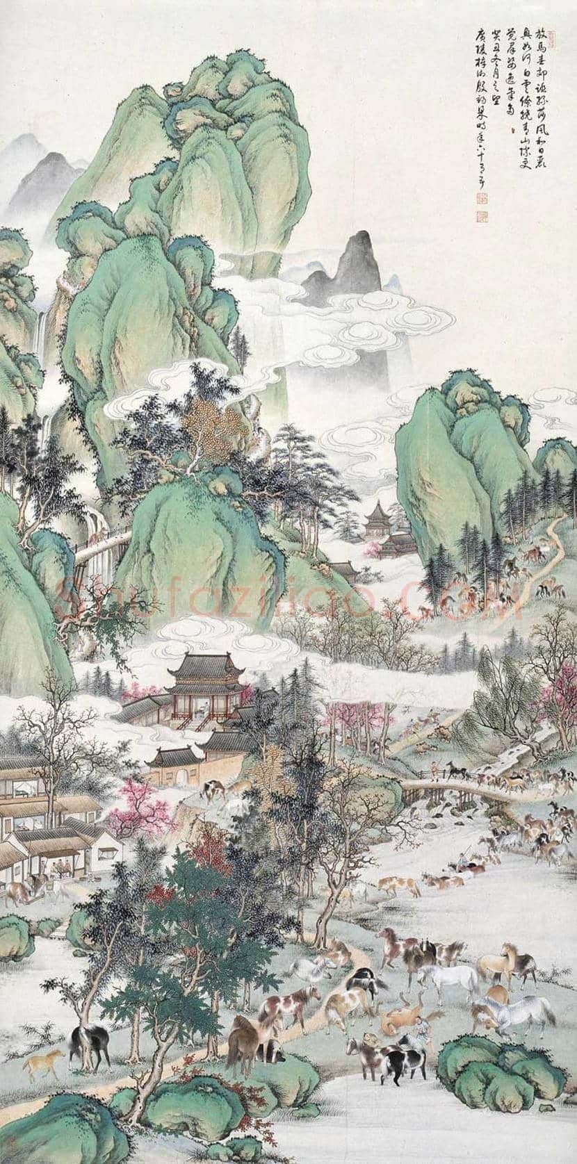 殷梓湘作品欣赏 | 书画科普