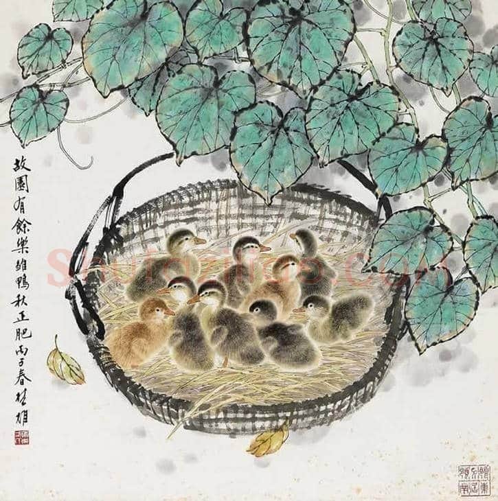 方楚雄工笔动物欣赏,很有乡土气息 | 书画资料