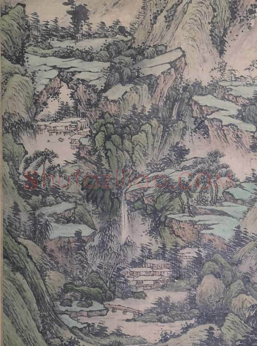 文徵明《山居图》，粗笔青绿山水之代表作 | 国画欣赏