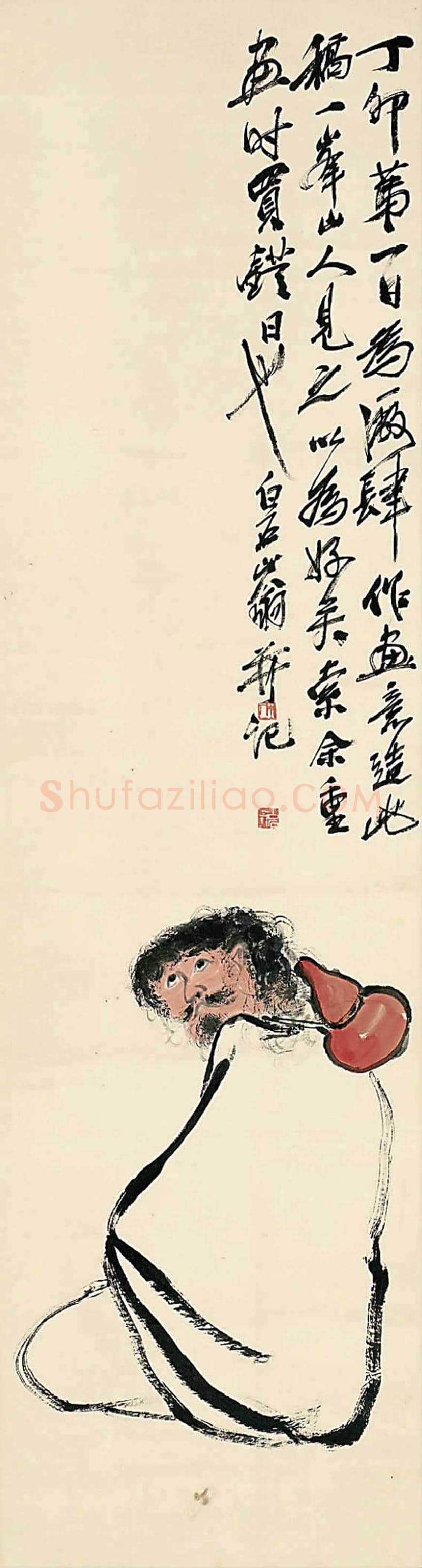 齐白石笔下的铁拐李欣赏 | 书画文摘