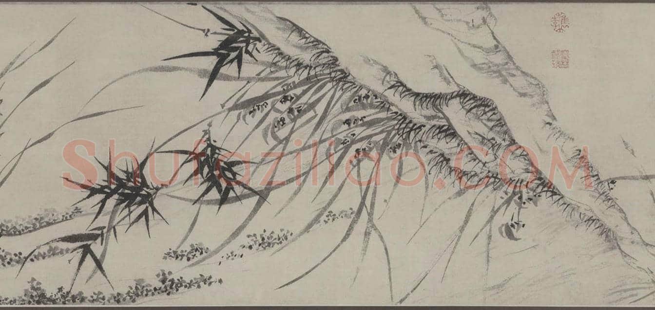 文徵明《漪兰竹石图卷》欣赏 | 书画科普