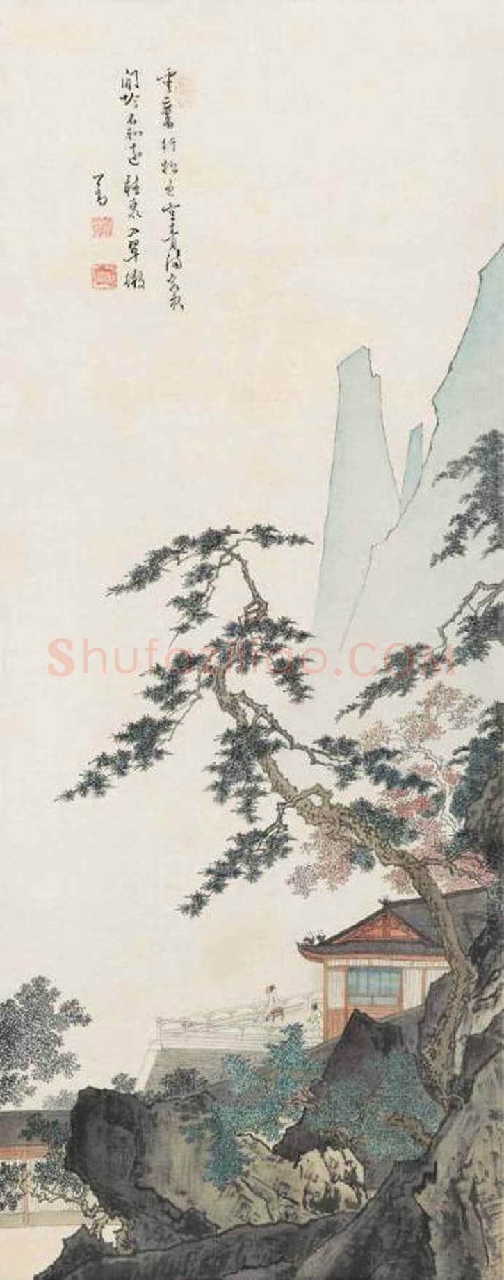 溥儒山水画欣赏 | 书画百科