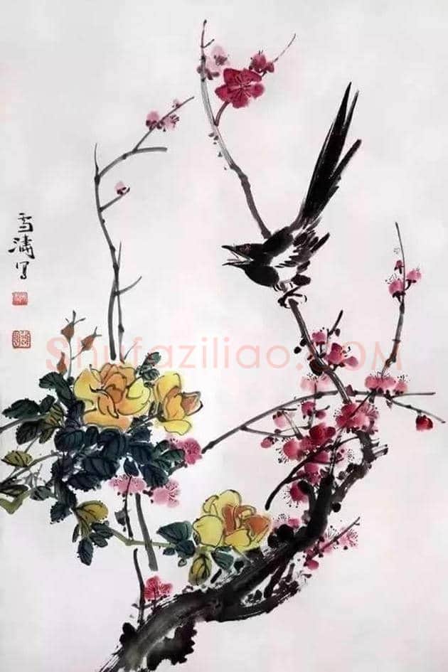 王雪涛梅花作品欣赏 | 灵性画梅 | 书画常识