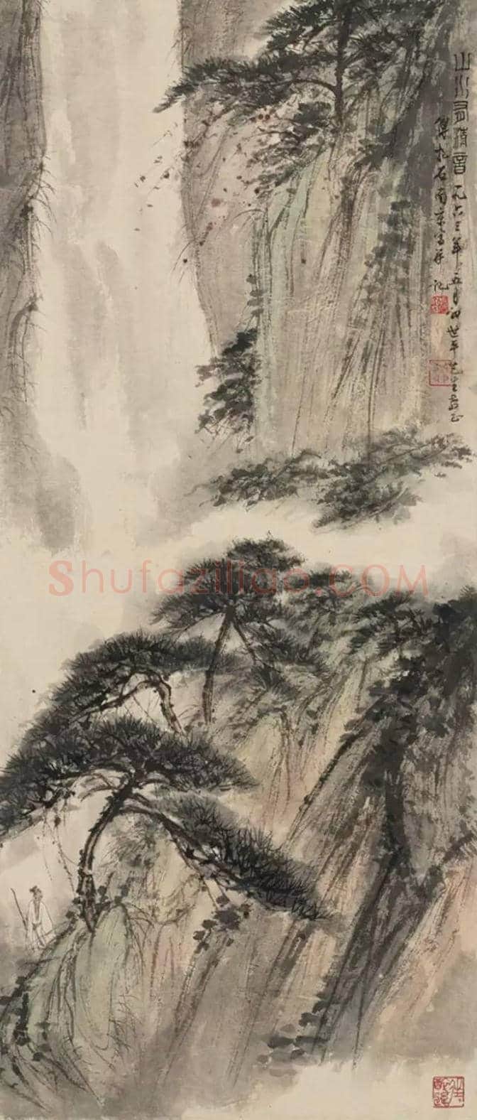 傅抱石绘画所呈现的中国古詩意境【名人字画欣赏】 | 书画学堂