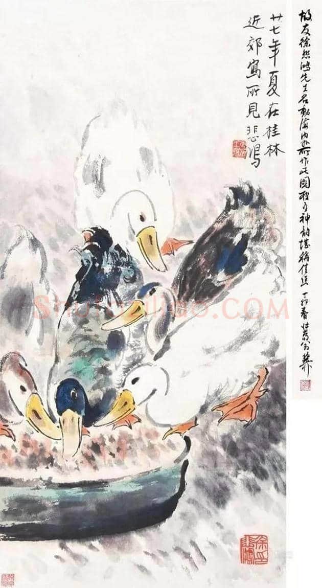 徐悲鸿笔下的46幅家畜图,形象生动 | 书画文摘