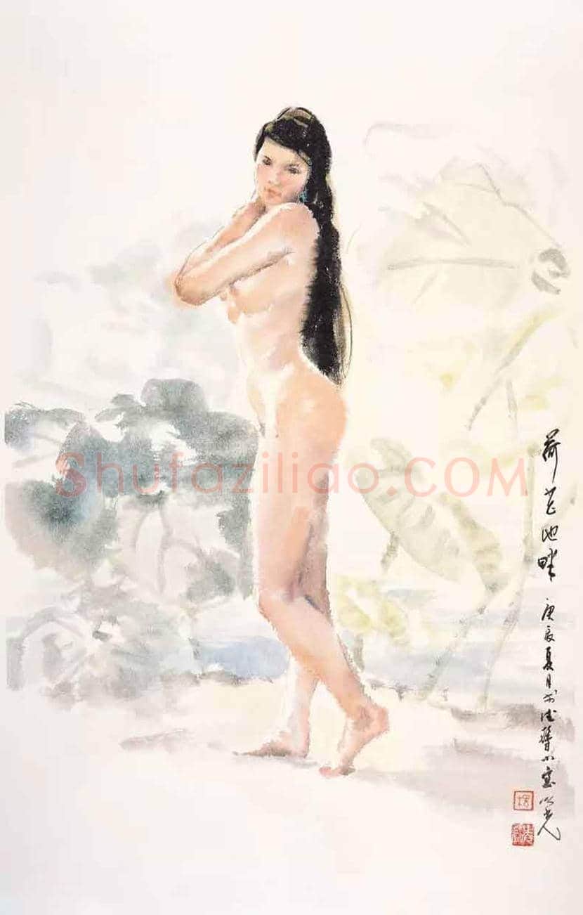 杨之光《女人体写生》,当代没骨人体第一人 | 书画资料