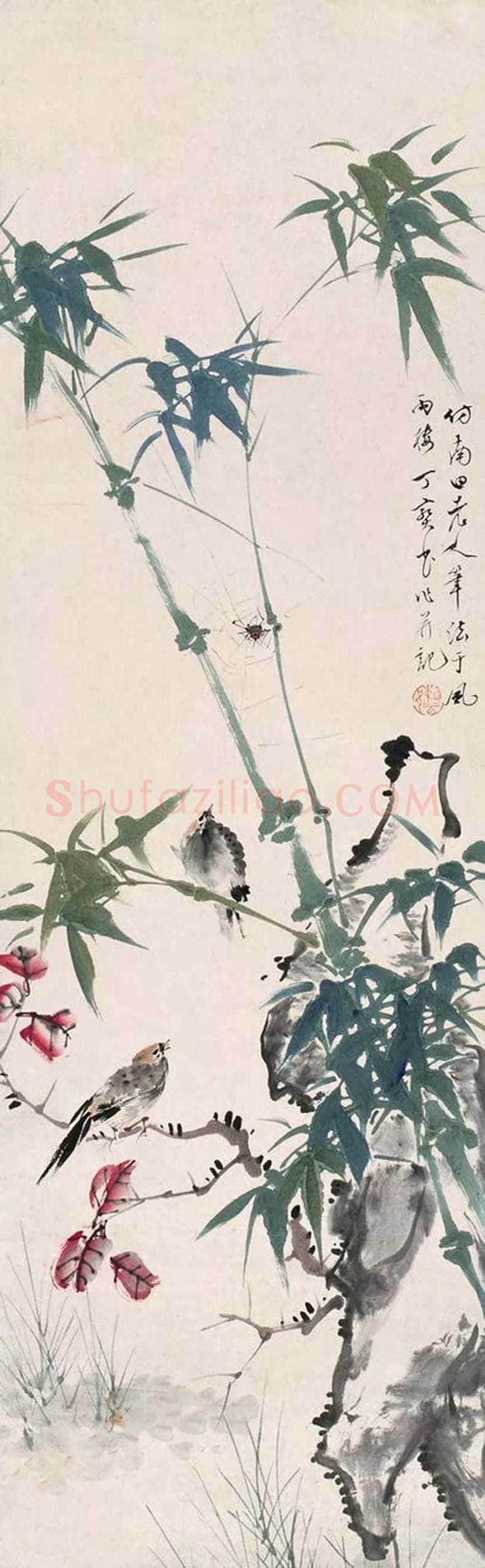 丁宝书花鸟画作品欣赏 | 书画科普