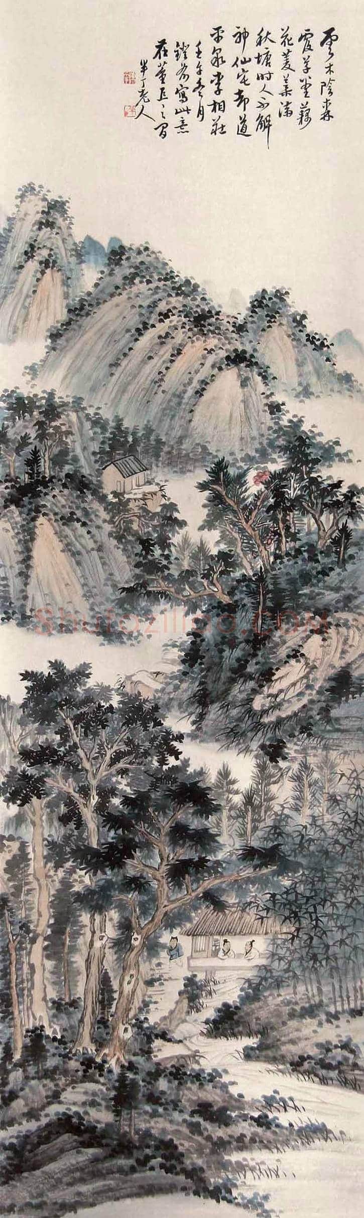 陈半丁山水画欣赏 | 书画知识