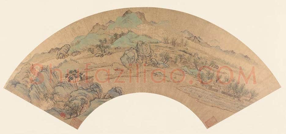 仇英扇面作品图赏 | 传世国画赏析