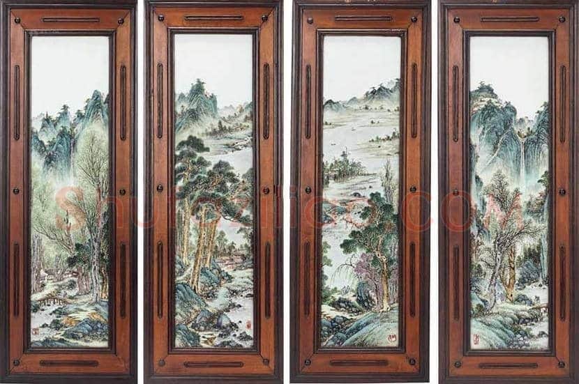 汪野亭瓷板画价格知多少? | 书画科普