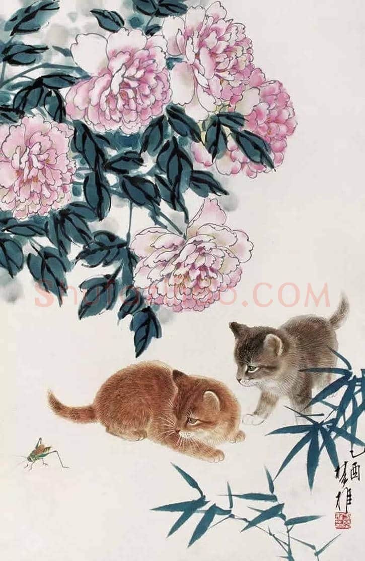方楚雄工笔动物欣赏,很有乡土气息 | 书画资料