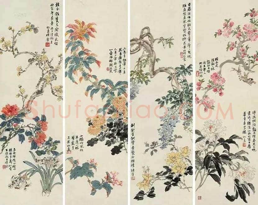 陈摩作品欣赏 | 书画资料