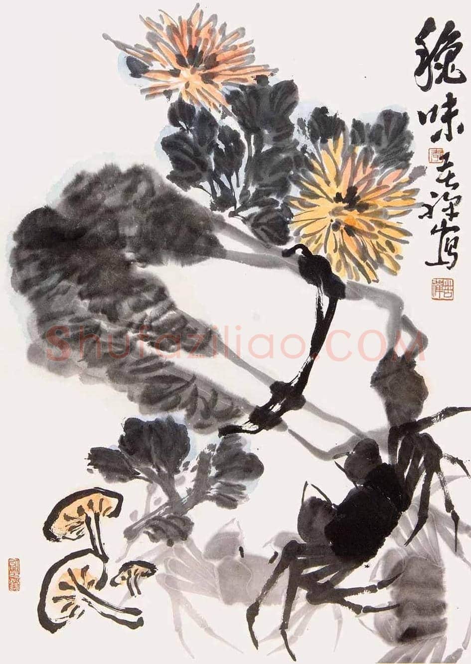 李苦禅大师笔下的白菜 | 书画科普