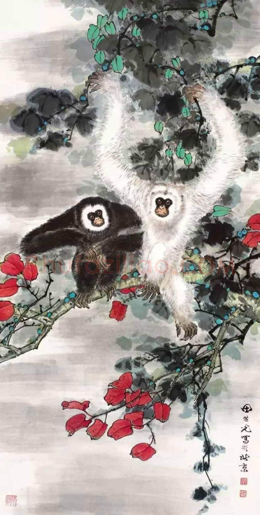 田世光花鸟画作品欣赏 | 书画科普