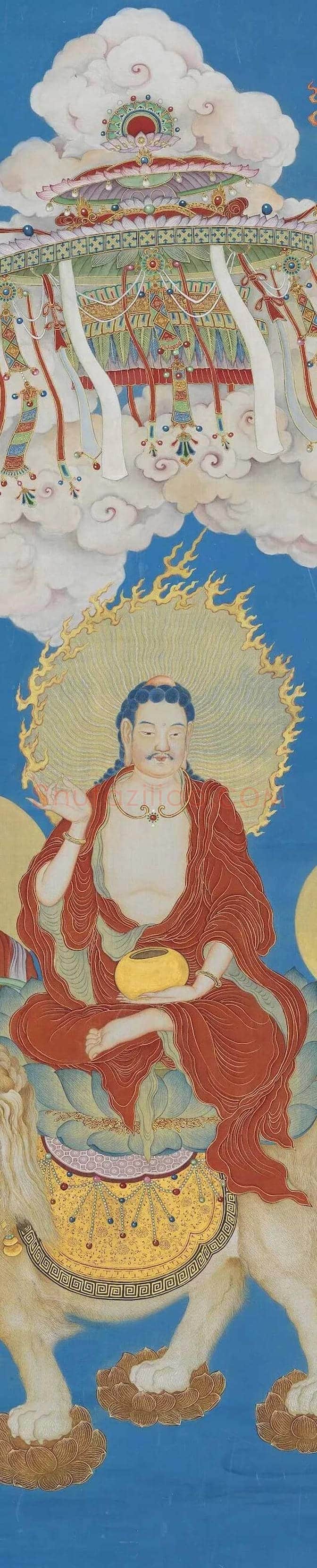 台博藏清《无量寿佛图》欣赏 | 书画知识