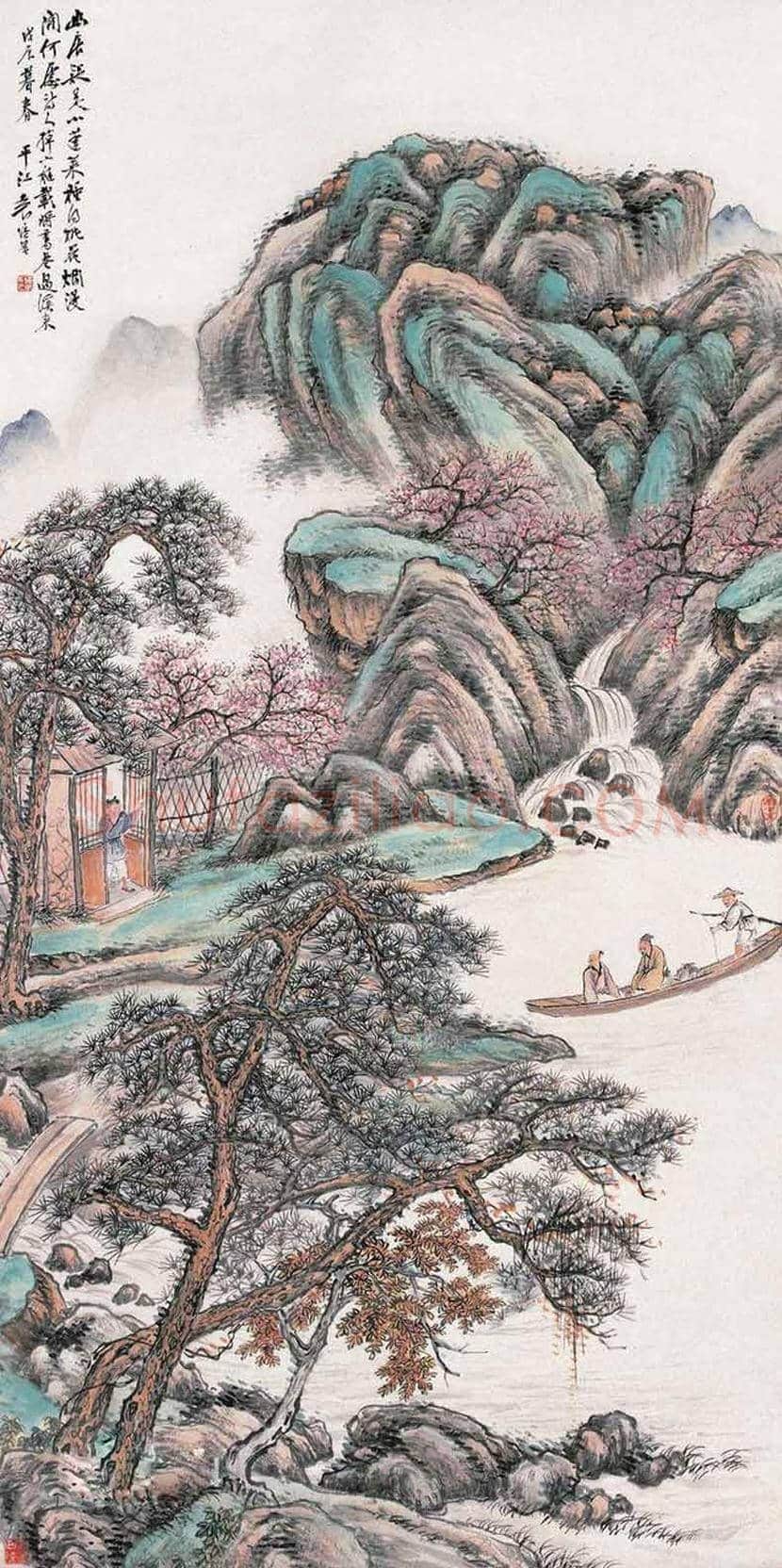袁培基山水画欣赏 | 书画学堂
