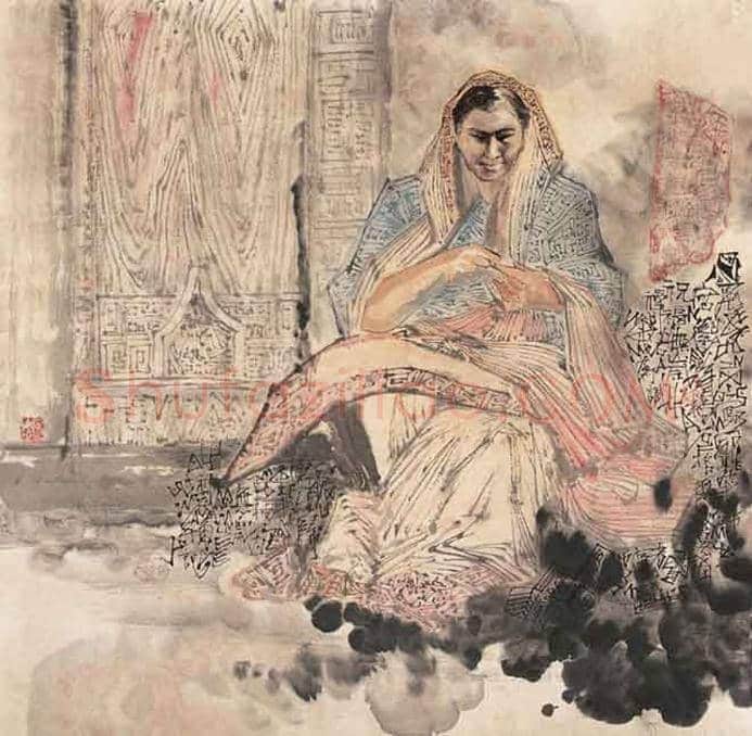 石鲁人物画图赏 | 书画讲解