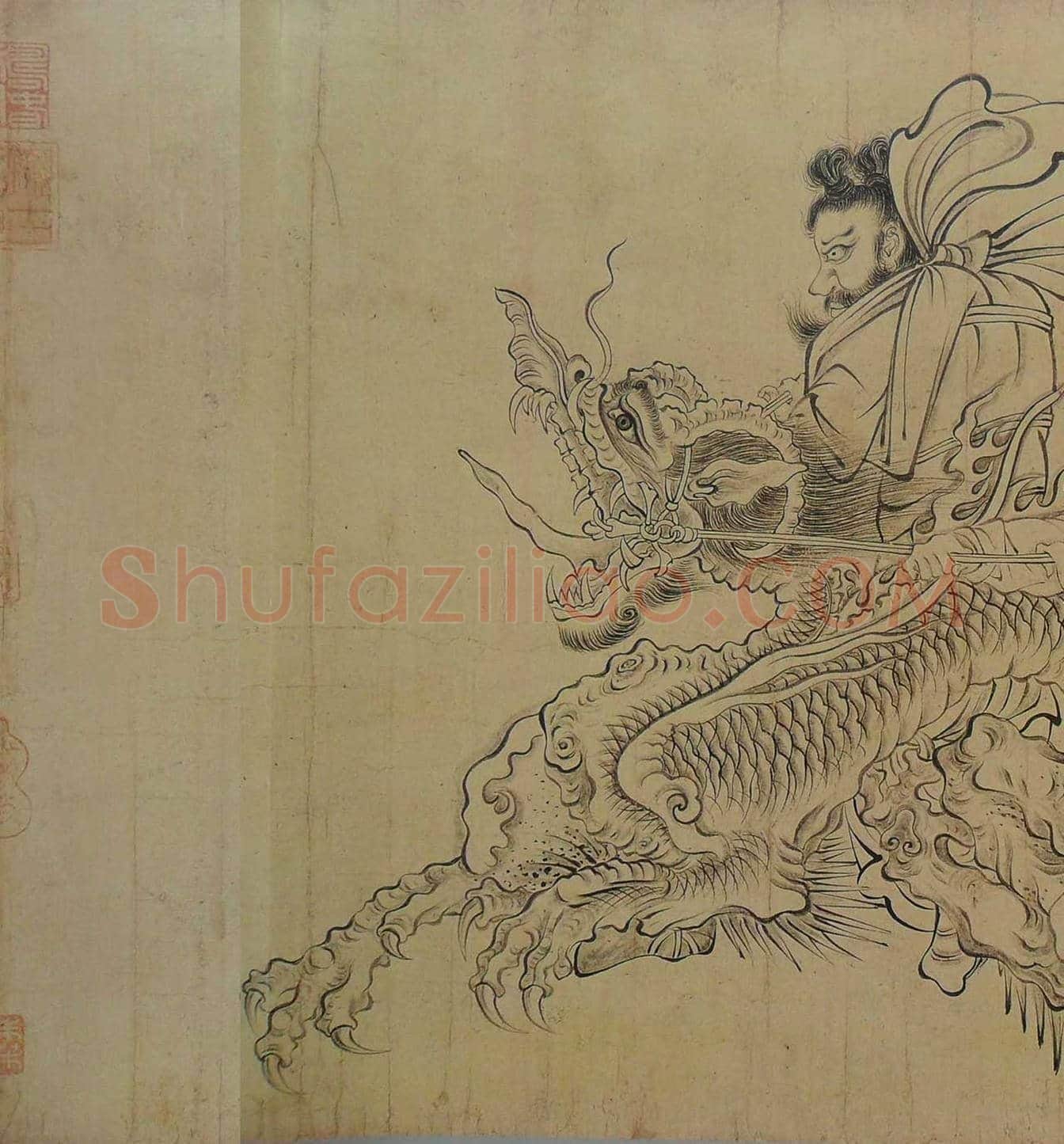 吴道子《天王送子图》欣赏 | 著名国画鉴赏