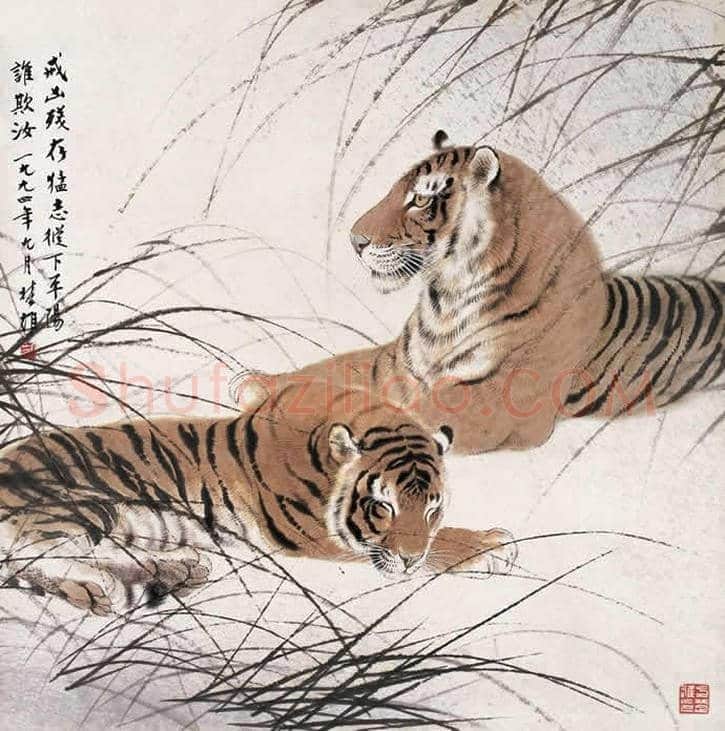 方楚雄工笔动物欣赏,很有乡土气息 | 书画资料