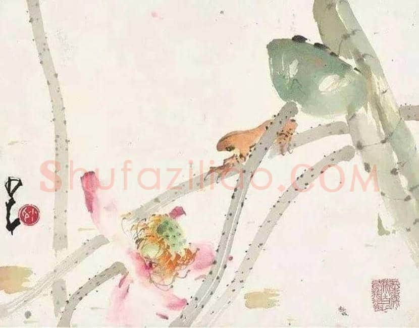 赵少昂的夏日荷塘，美！ | 书画资料