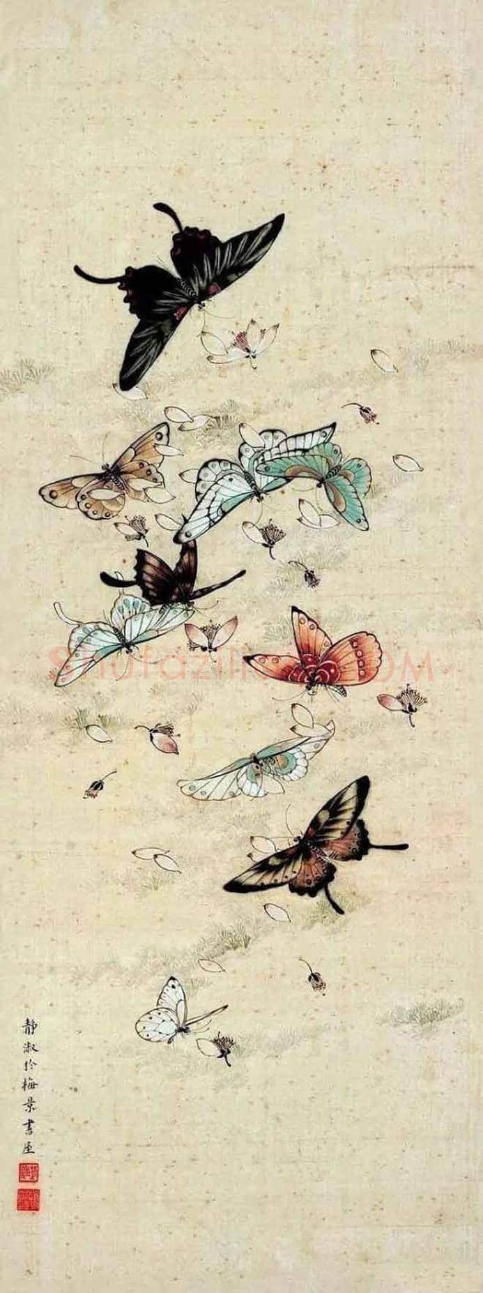 红尘绝恋-吴湖帆和潘静淑的《蝶恋花》 | 书画知识