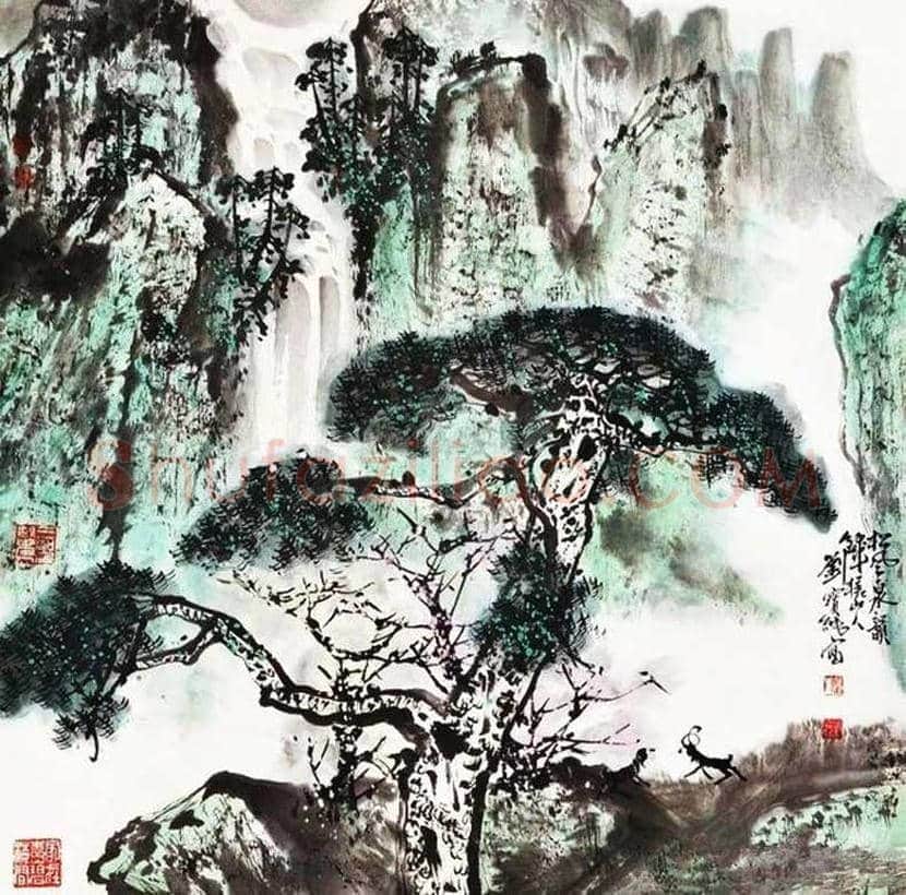 刘宝纯山水画作品欣赏 | 书画讲解
