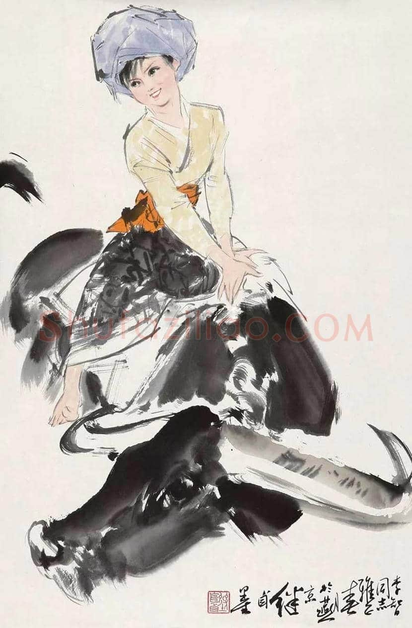 刘继卣先生笔下美女画欣赏 | 书画百科