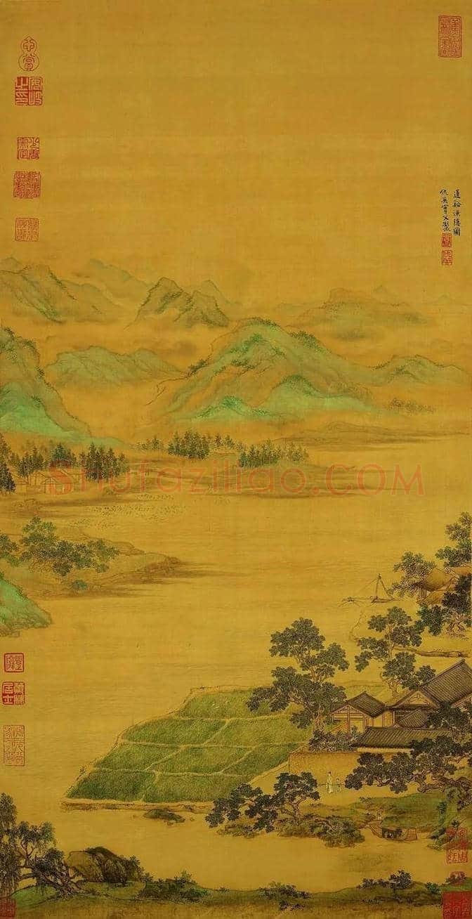 仇英《莲溪渔隐图》欣赏 | 书画知识