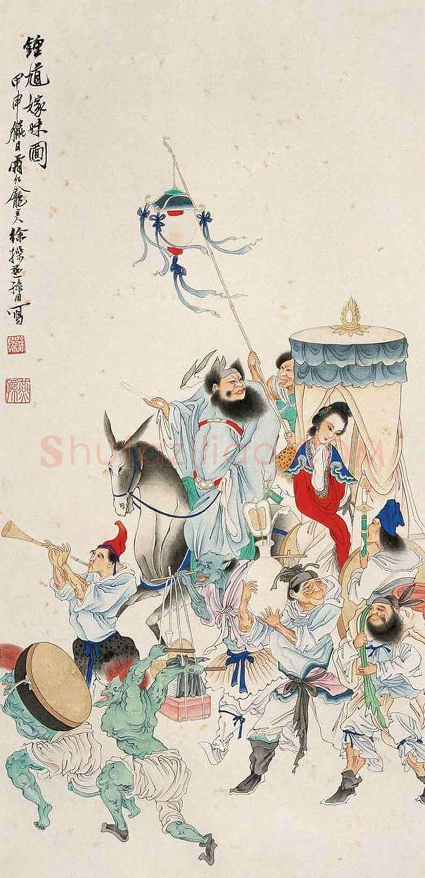 徐燕孙人物画作品欣赏 | 书画讲解