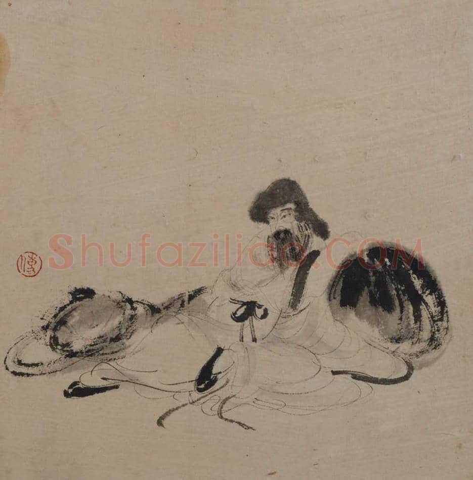 傅抱石《人物册页》图赏 | 著名国画欣赏