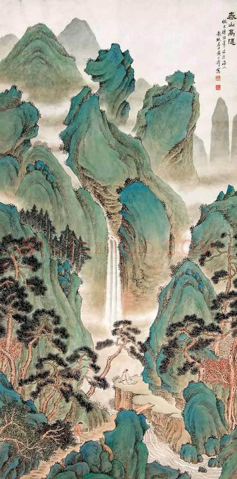 黄山寿山水画作品欣赏 | 书画科普