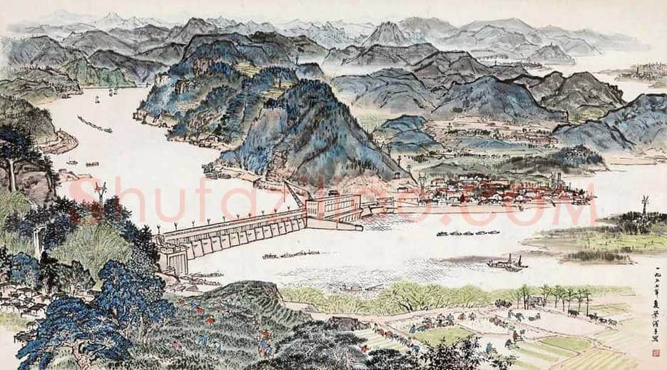 叶浅予山水画作品欣赏 | 书画百科