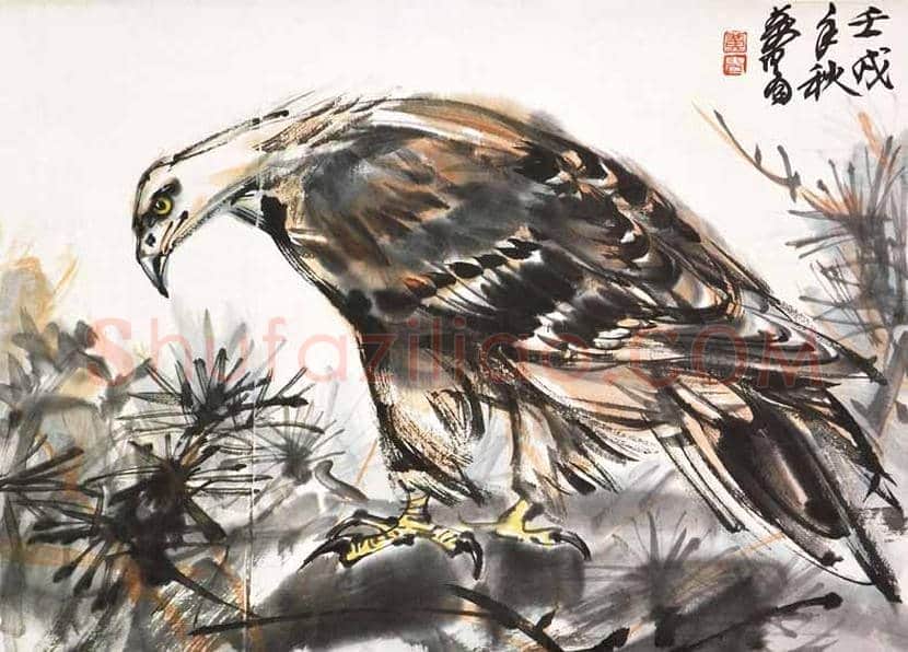 黄胄《松鹰图》欣赏 | 书画学堂