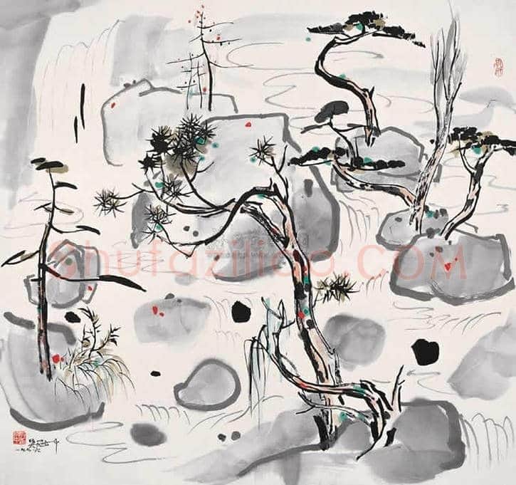 吴冠中花卉作品拍卖及欣赏 | 书画百科