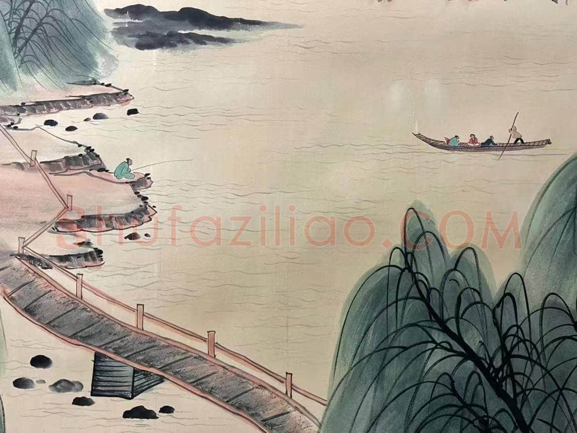 齐白石旷世巨作《溪柳人家》，震撼首呈！ | 国画作品
