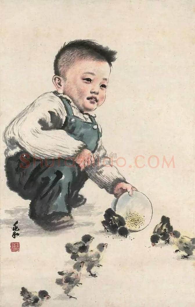 蒋兆和人物画精选 | 书画知识