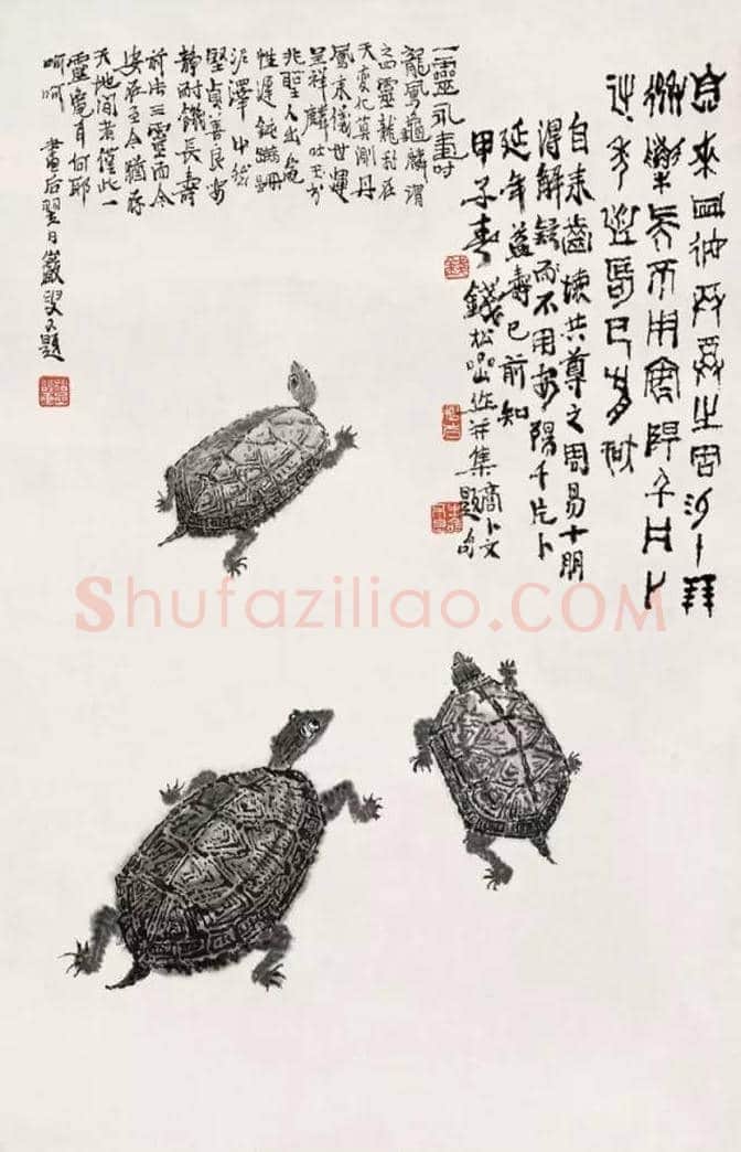 钱松喦花鸟画欣赏【20幅】 | 书画文摘