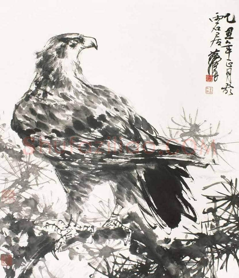 黄胄《松鹰图》欣赏 | 书画学堂
