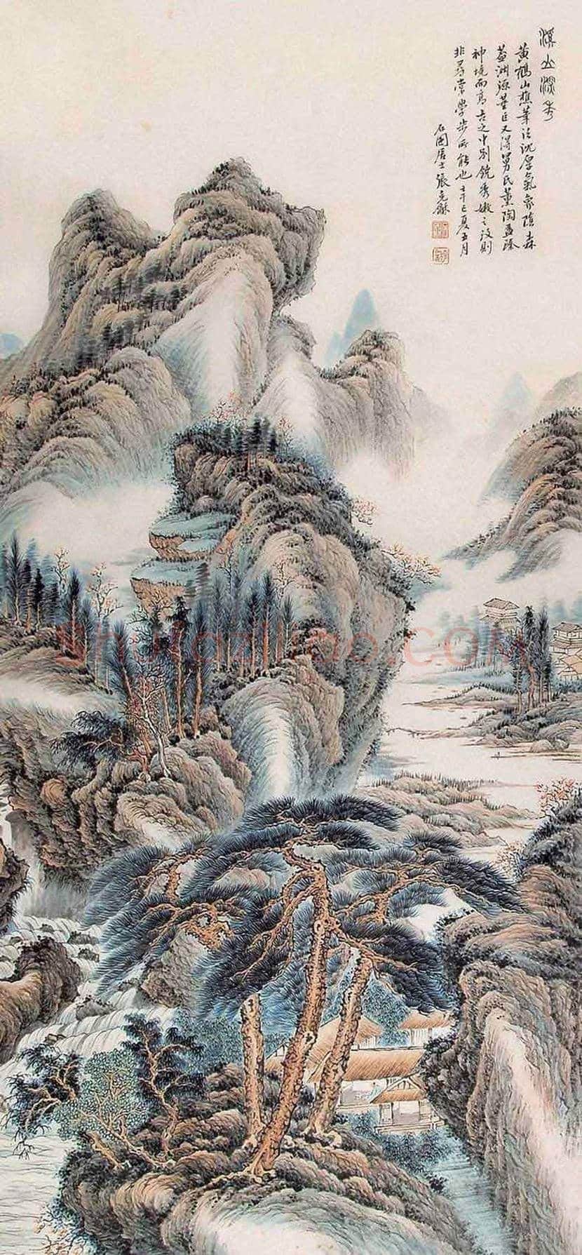 张石园山水画作品欣赏 | 书画文摘