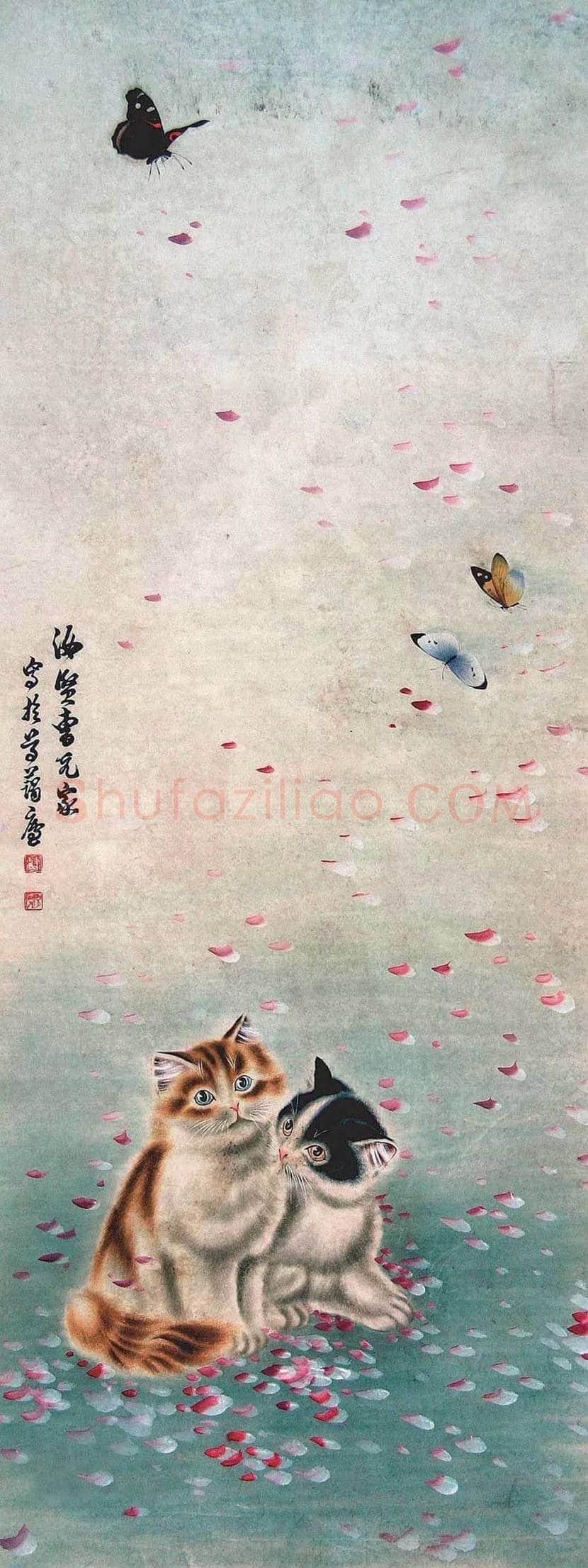 曹克家画猫作品欣赏 | 书画学堂