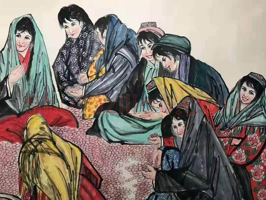 黄胄名篇巨制《选良种》,惊艳登场! | 国画赏析